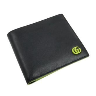 Gucci Pre-owned Vintage Bi-fold Wallet - Heren - Vintage Accessoires - Zwart - ONE Size - Leer - Vintage
