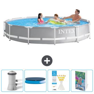 Intex Piscina Prism Frame Redonda - 366x76 Cm - 7-piezas Scb113