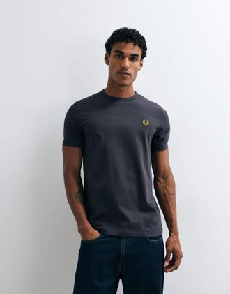 Fred Perry T-shirt ringer grigio scuro