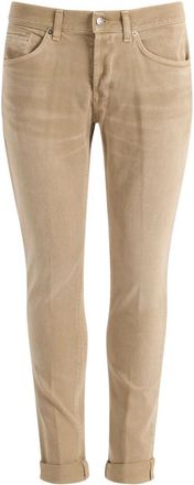 Dondup George Skinny Jeans - Heren - Jeans - Beige - Maat: W32 Katoen