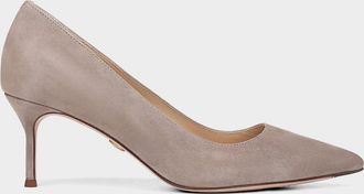 Veronica Beard 65mm Rita Suede Pointed-Toe Pumps