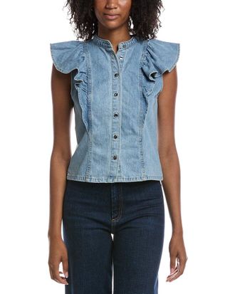 Current Elliott Mandarin Collar Vest