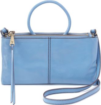 Hobo Sable Leather Crossbody Bag in Faded Denim at Nordstrom