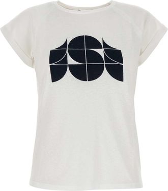 SOEUR White Cotton Blend Valentina T Shirt