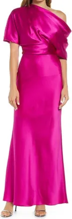 Amsale The Slouch Dress in Fuchsia at Nordstrom, Size 6