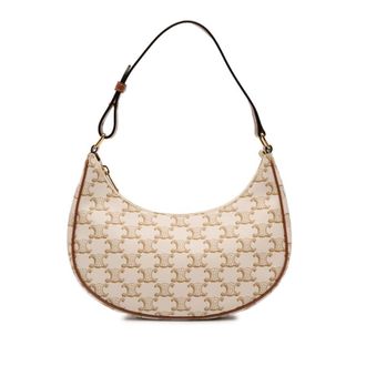 Celine Pre-owned Celine Triomphe Coated Canvas Ava Shoulder Bag Ladies XJQRVVIVUO86CGAS