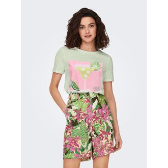Only Bedrukt T-shirt met korte mouwen