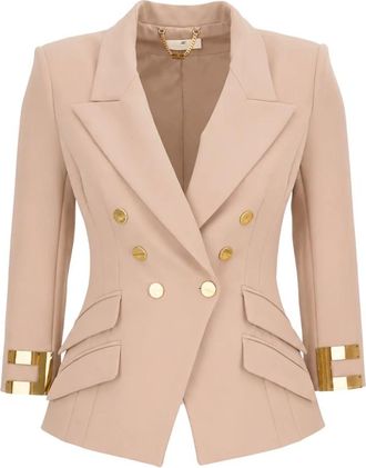 Elisabetta Franchi Donna, Giacche, Beige, XL, new