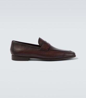 Magnanni Diezma II leather penny loafers