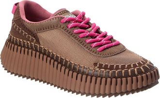 Chlo&eacute; Nama Mesh & Suede Sneaker
