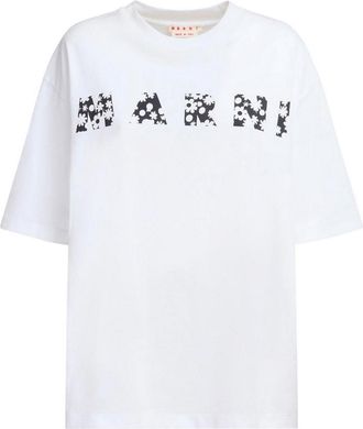 Marni Embroidery Logo T-Shirt