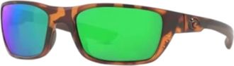 Costa Womens Whitetip Reader Sunglasses In Matte Retro Tortoise/green Mirror