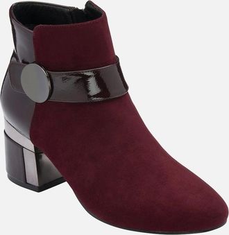 Lotus Womens Kirsty Womens Ankle Boots - Red - Size: 7