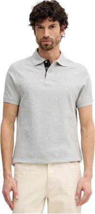 Barbour Tartan Pique Polo - Heren - Polos - Grijs - XL - Katoen - Tops