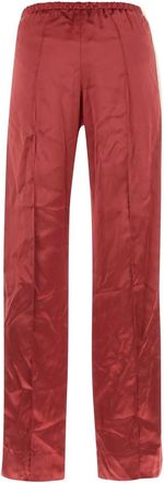 Palm Angels Womens Viscose Trousers Red