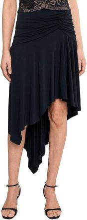 AllSaints Annalie Skirt Womens Skirt Black : UK 16 (US Womens 12), Elastane