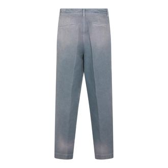 Marni Mens Trousers Light Blue _100 % Co