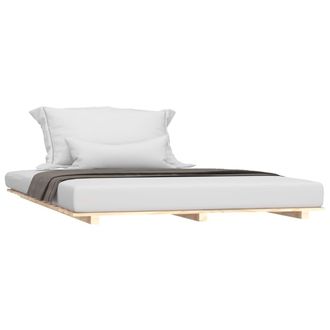 vidaXL Estructura De Cama Madera Maciza De Pino 120x190 Cm Vidaxl