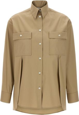 Ferragamo Beige Pannelli shirt