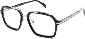 Eyewear by David Beckham Heren, Accessoires, Zwart, Maat: 56 MM