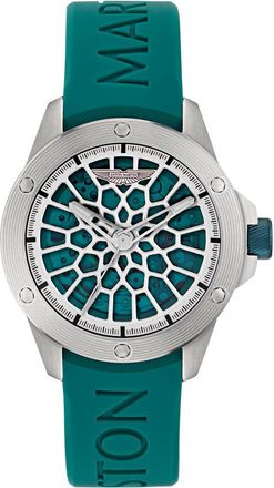 Aston Martin Thrill Rim Mens Blue Watch MTRR1F501 Silicone - One Size
