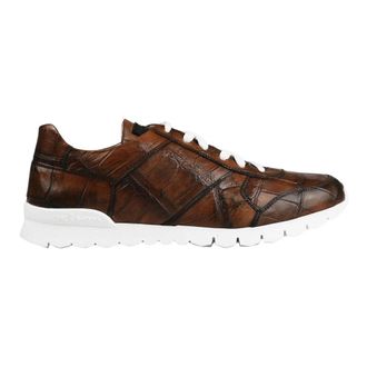 Kiton Ussvlawn-11 Trainers - male - Kiton - Sneakers - Brown - 8 UK - Shoes