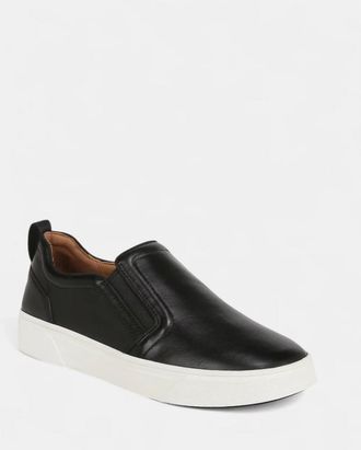Vionic Kimmie I6626L3-001 Sneaker Womens Black Leather Slip On Shoes HTAT1449