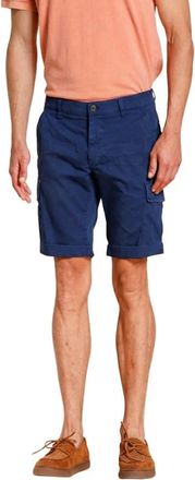 Mason's Chile Cargo Bermuda - Heren - Korte Broeken - Blauw - XS - Katoen - Korte Broeken