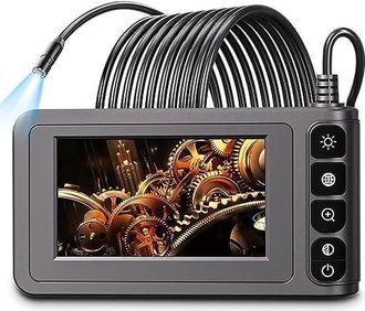 OEM Endoscopio Industrial, C&aacute;mara De Inspecci&oacute;n Ips Snake De 4,3 Pulgadas, C&aacute;mara Endosc&oacute;pica Con 8 Led Ajustables, Impermeable Ip67, C&aacute;mara De 8 Mm Y 10 