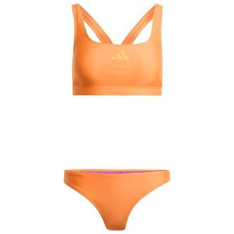adidas 3-Stipes BLD Bikini Bikini f&uuml;r Damen | orange