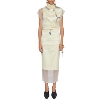 Sportmax Dames, Jurken, Geel, Maat: L