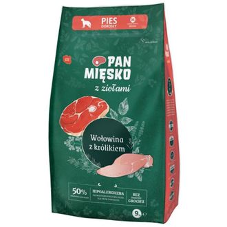 A Little Lovely Company Pan Meat Ternera Con Conejo M 9kg