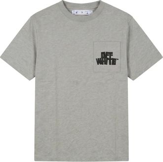 Off-white Hombre, Camisetas, Gris, Talla: M