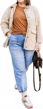 Daze The Champ High Rise Jogger In Blue