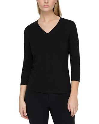 Lafayette 148 New York V-Neck Top