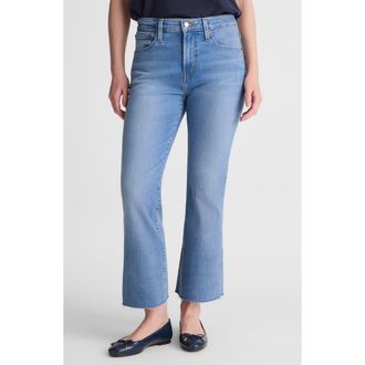 Madewell The Crop Flare Jeans in Coastal Blue Wash at Nordstrom, Size 23