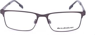Quiksilver Mens Silver Tone Rectangular Eyeglass Frames QS1001-1