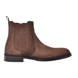 Baldinini Schoenen, Heren, Bruin, 42 EU, Dark brown suede leather ankle boots