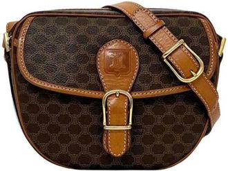 Celine Pre-owned Cross Body Bags, female, Brown, Size: ONE SIZE Pre-owned Vintage Cross Body Bag