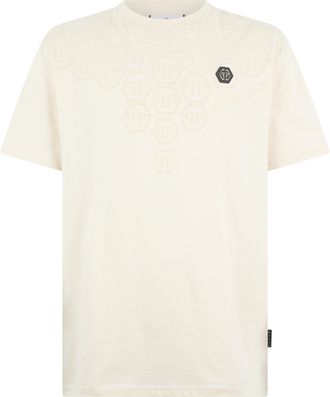 Philipp Plein Round Neck T-Shirt Degrade Monogram Monogram
