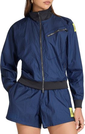 adidas Originals EQT Zip-Up Nylon Track Jacket in Night Indigo// at Nordstrom, Size X-Large