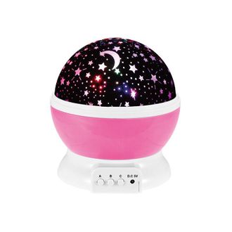 OEM Luz Nocturna Infantil, Proyecci&oacute;n De Estrellas, Giratoria 360&deg;, L&aacute;mpara De Techo, L&aacute;mpara Proyector, Luz Nocturna Led Para Beb&eacute;s, 8 Modos De Color, Re