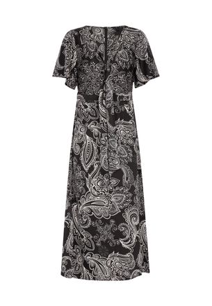 Dreimaster Dreimaster Jurk Dames zwart wit
