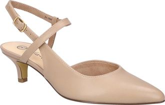 Bella Vita Kayce Pointed Toe Pump in Nude Leather at Nordstrom, Size 5.5