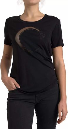 Roberto Cavalli Viscose Round Neck CLASS Womens T-shirt (Pre-Owned)