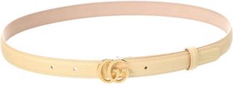 Gucci Gg Leather Belt