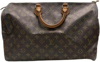 Louis Vuitton Pre-owned Monogram Speedy Handbag M41522 - unisex - Vintage Handtas - Bruin - ONE Size - Leer - Vintage