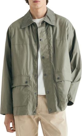 Scalpers Waxed Jacket With Snaps in Taupe at Nordstrom, Size Xx-Large Eu