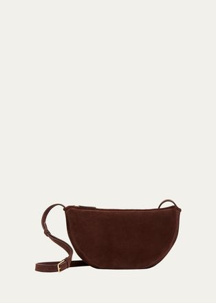 Mansur Gavriel Moon Sling Suede Crossbody Bag