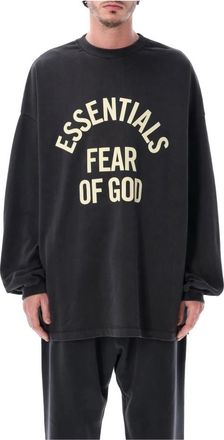 Fear of God Campus 90s Long Sleeve Tee - Heren - Longsleeves - Zwart - S - Katoen - Tops